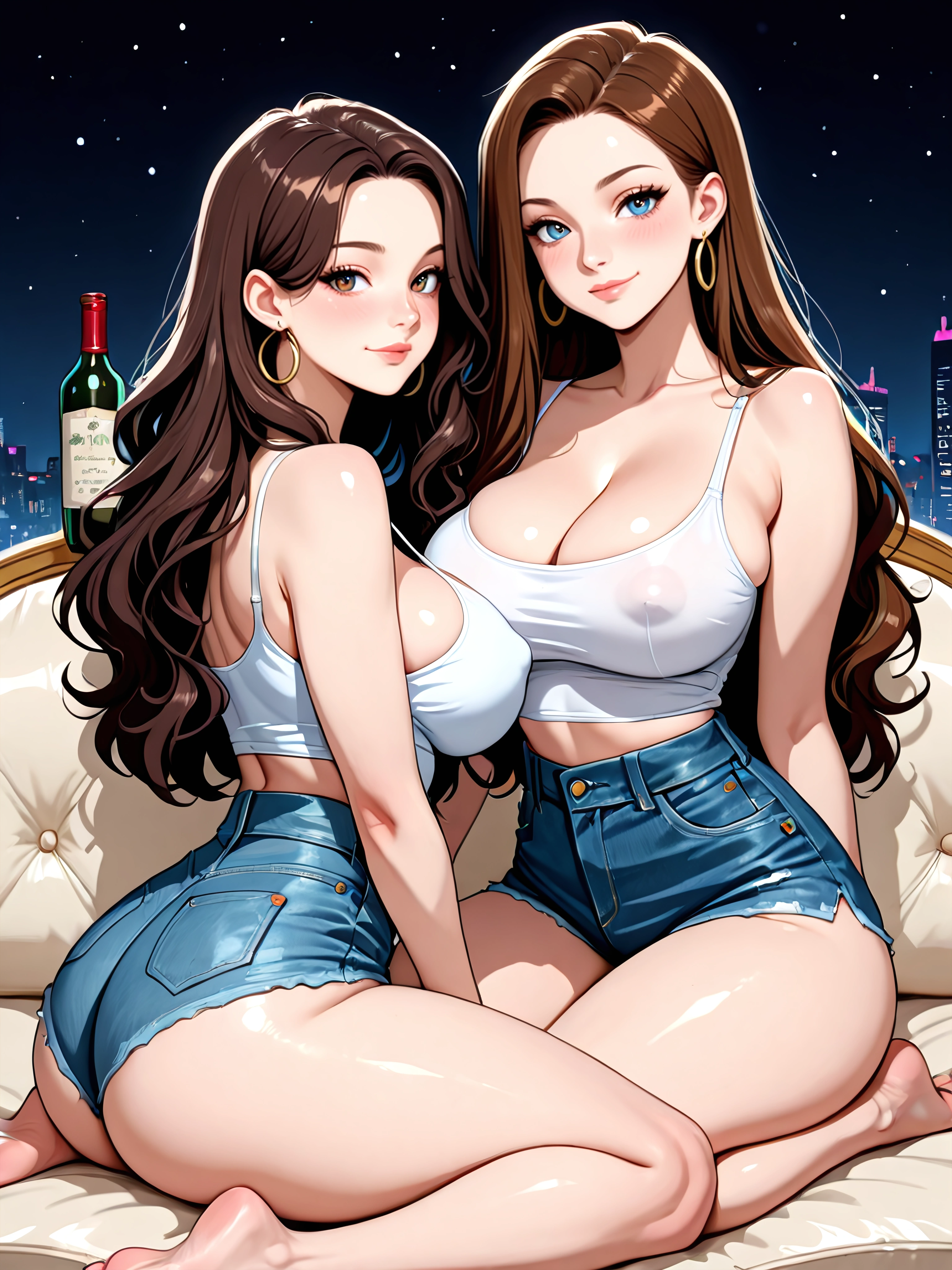 Lucy and Sarah — Anime Edition